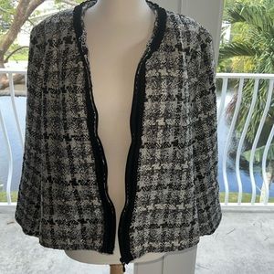 Sagharbor tweed jacket size 16W